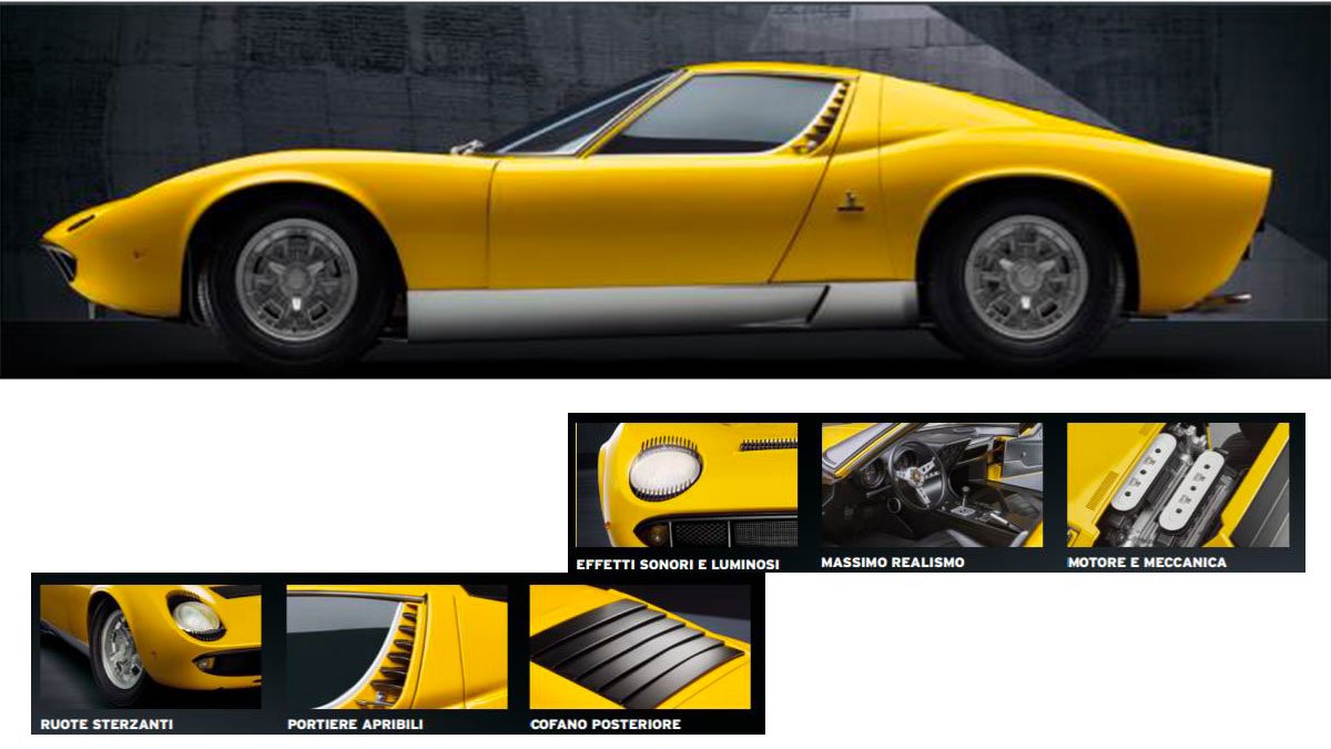 Costruisci la Lamborghini Miura: in edicola la collezione 8