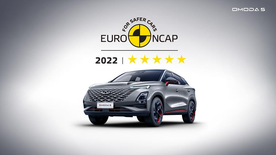 CHERY Automobile: La OMODA 5 conquista 5 stelle Euro NCAP